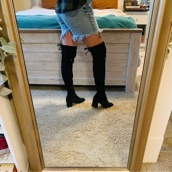 Over-the-knee Fall Boots, 7.5 - Picture 4 of 6